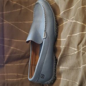 Born blue leather shoes